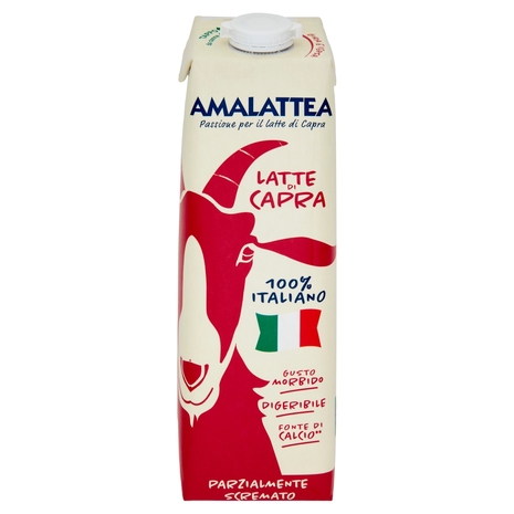 Amalattea Latte di Capra Parzialmente Scremato 1 Litro